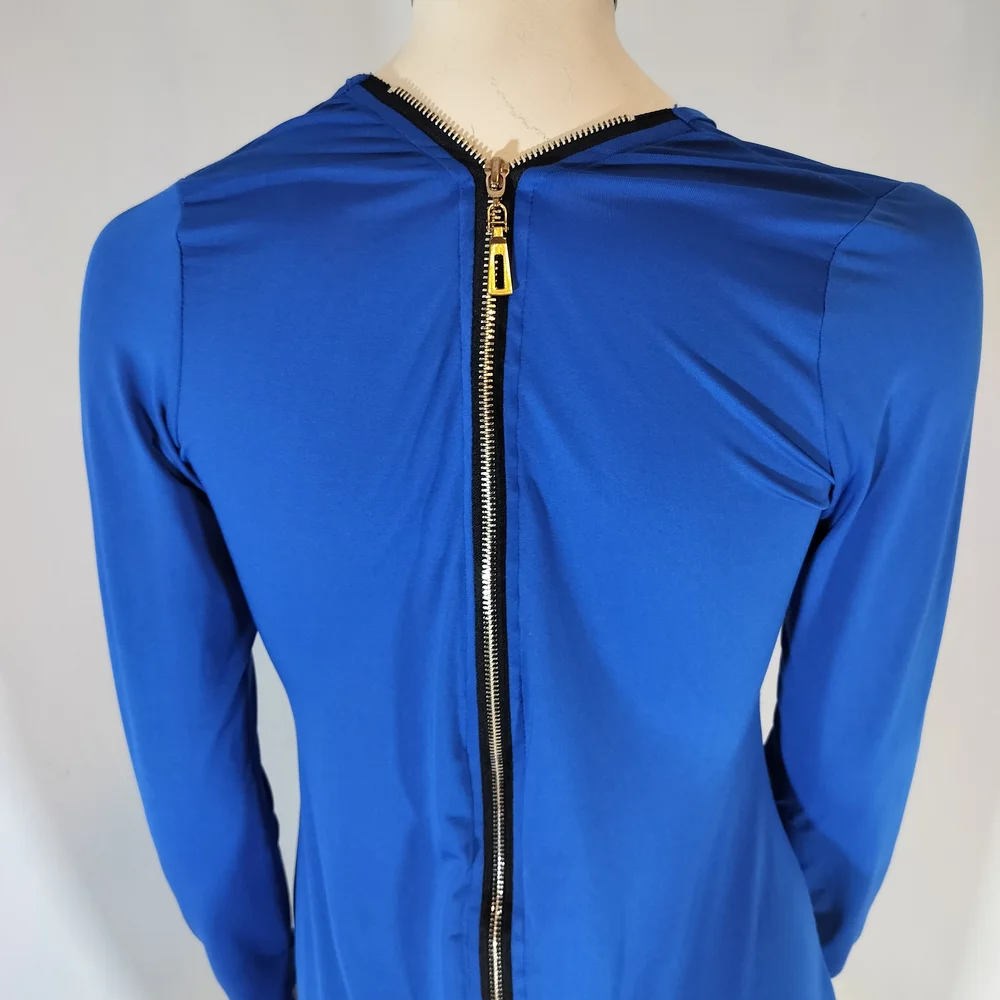 & Other Stories Royal Blue Long Sleeve Dress - Picture 5 of 9
